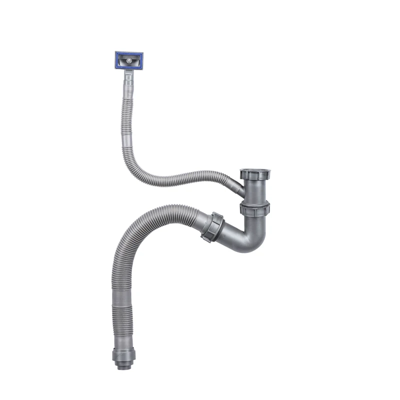 OSONOE Product OEM /ODM Flexible Single Bowl Sink Drain Pipe Kitchen Sink Waste Pipe Anti-Odor and Anti-Insect