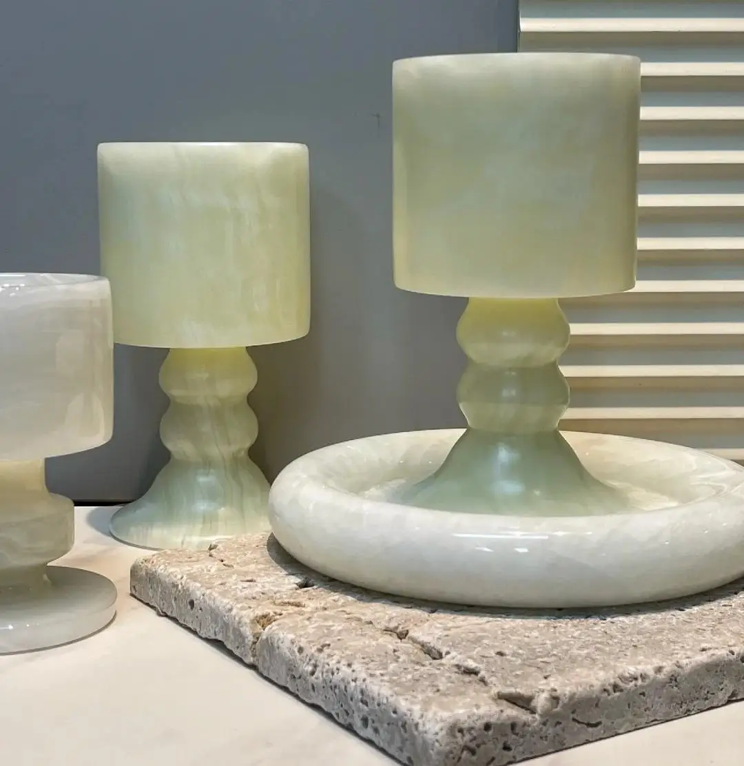 Fərdiləşdirilə Bilən Təbii Yaşıl Marmar Əlcəkli Şam Dayağı, Zarafatlı, Sənətkarlıq Üslublu Daxili Dekor, Otellər, Villalar və Yaşayış Otaqları Üçün, Yataq Yanında İstifadə Üçün