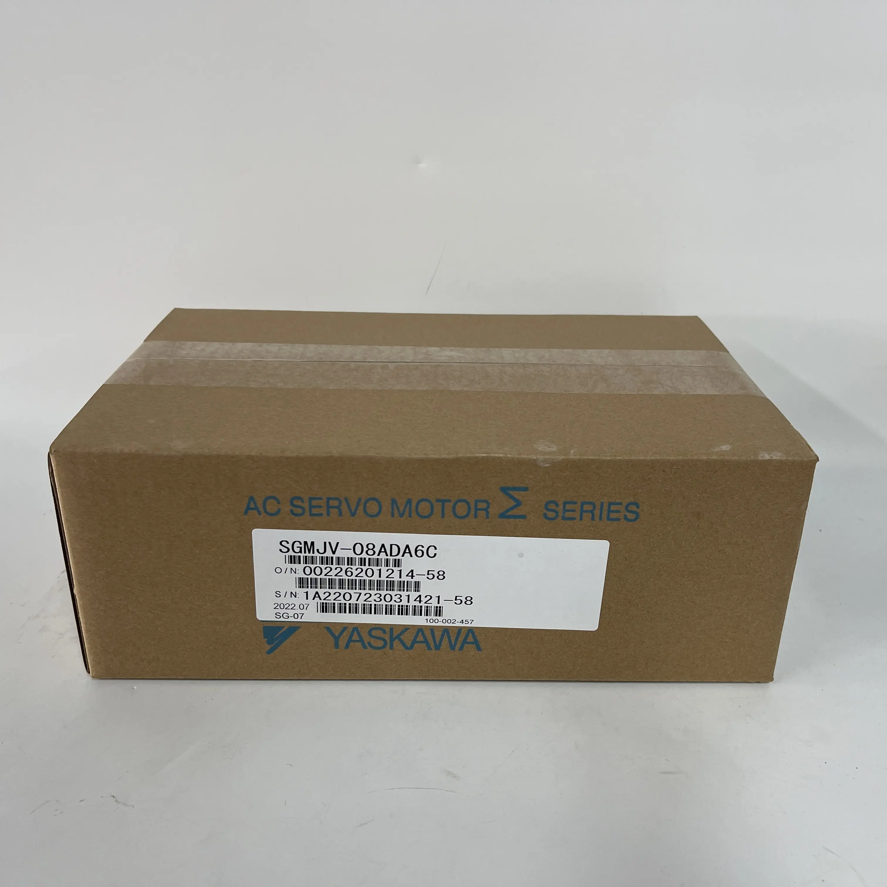 Yaskawa AC Servo Motor SGMJV-08ADA6C Yaskawa AC Servo Motor SGMJV-08ADA6C