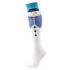 Christmas snowman in blue