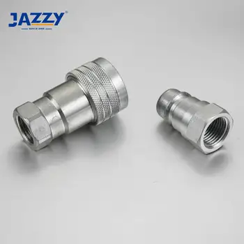 JAZZY popular ISO7241-B standard stainless steel hydraulic rotary quick release coupling