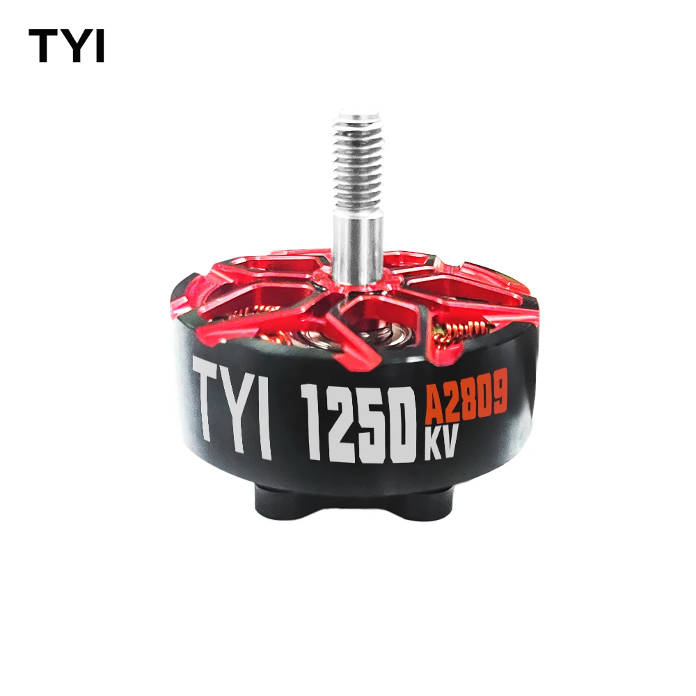 TYI 2809 1250KV 4-6S FPV long range professional Racing Drone motor brushless motor for RC FPV drone factory