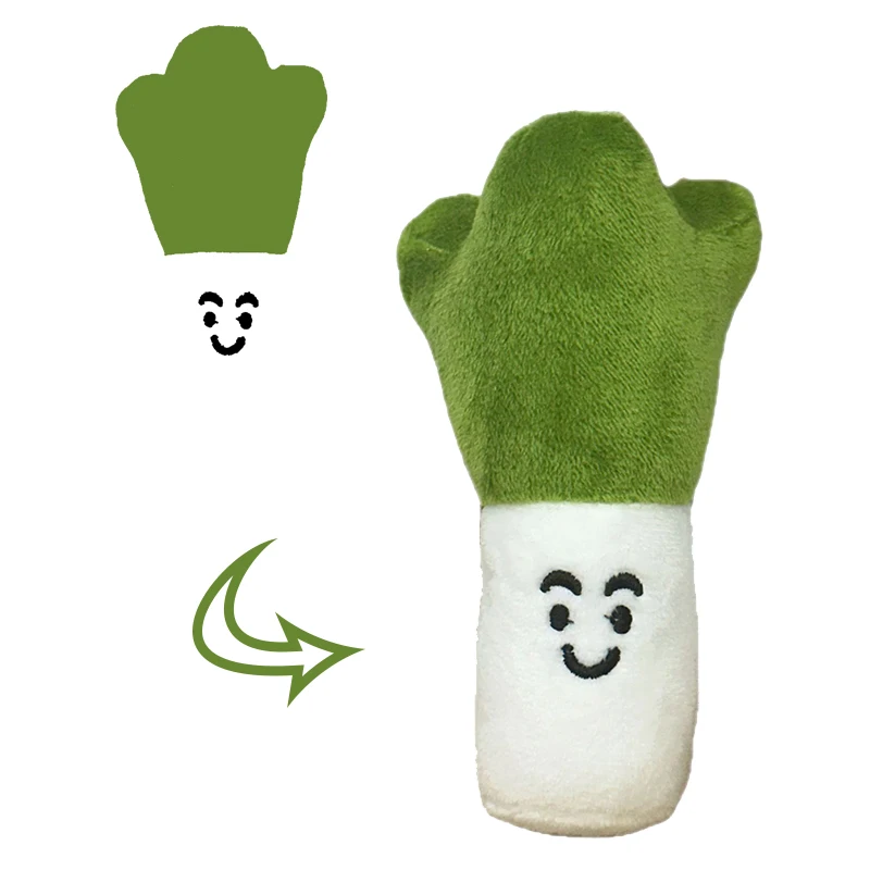 New Simulation Fruit Vegetable Series Plush Toys Dolls Cartoon Banana Watermelon Radish Broccoli Grasping Machine Doll Wholesale