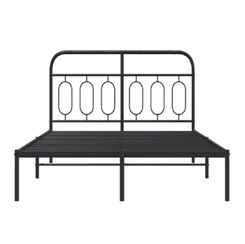 Hot-quality  Customized size Cheap Iron Bed Bedroom Furniture Hotel or Apartment For Sleeping