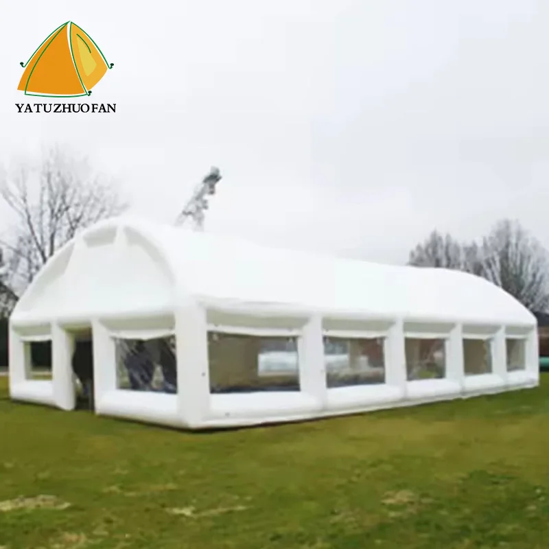 Factory Custom Large Command Barracks Waterproof PVC Tent Portable New Medical Air Column Inflatable Tent for Outdoor Camping
