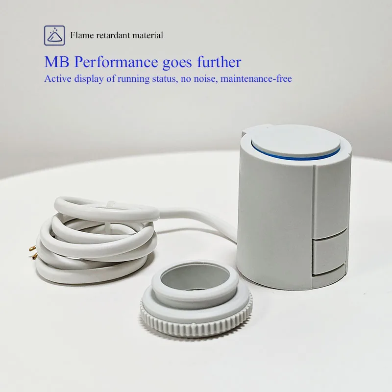 Ce Certified Thermostatic Valve Actuator Radiator Low Price Electric Thermal Wax Actuator M30*1.5mm 230v 24v Control Water Media