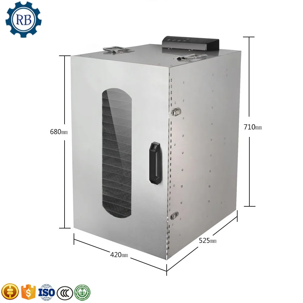20 Layers Small Low Price Food Dryer Fruit Dehydrator Fish Drying Machine/20 Trays Food Drying Dehydration Machine - Image 3