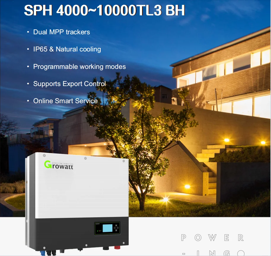 Growatt 10KW Hybrid IP65 MPPT Solar Inverter SPH10000TL3 BH