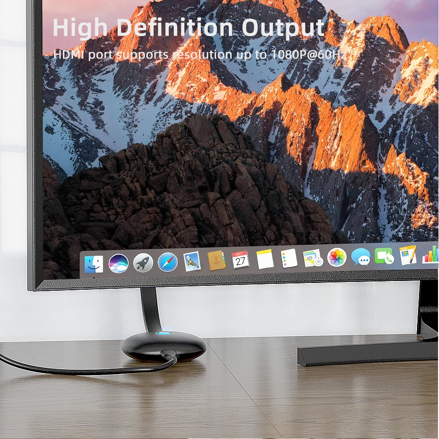 
 Беспроводной адаптер HDMI, Wi-Fi адаптер HDMI, соединитель с поддержкой Airplay DLNA Miracast для iOS, Android, Mac  