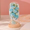 7 carnations ice blue