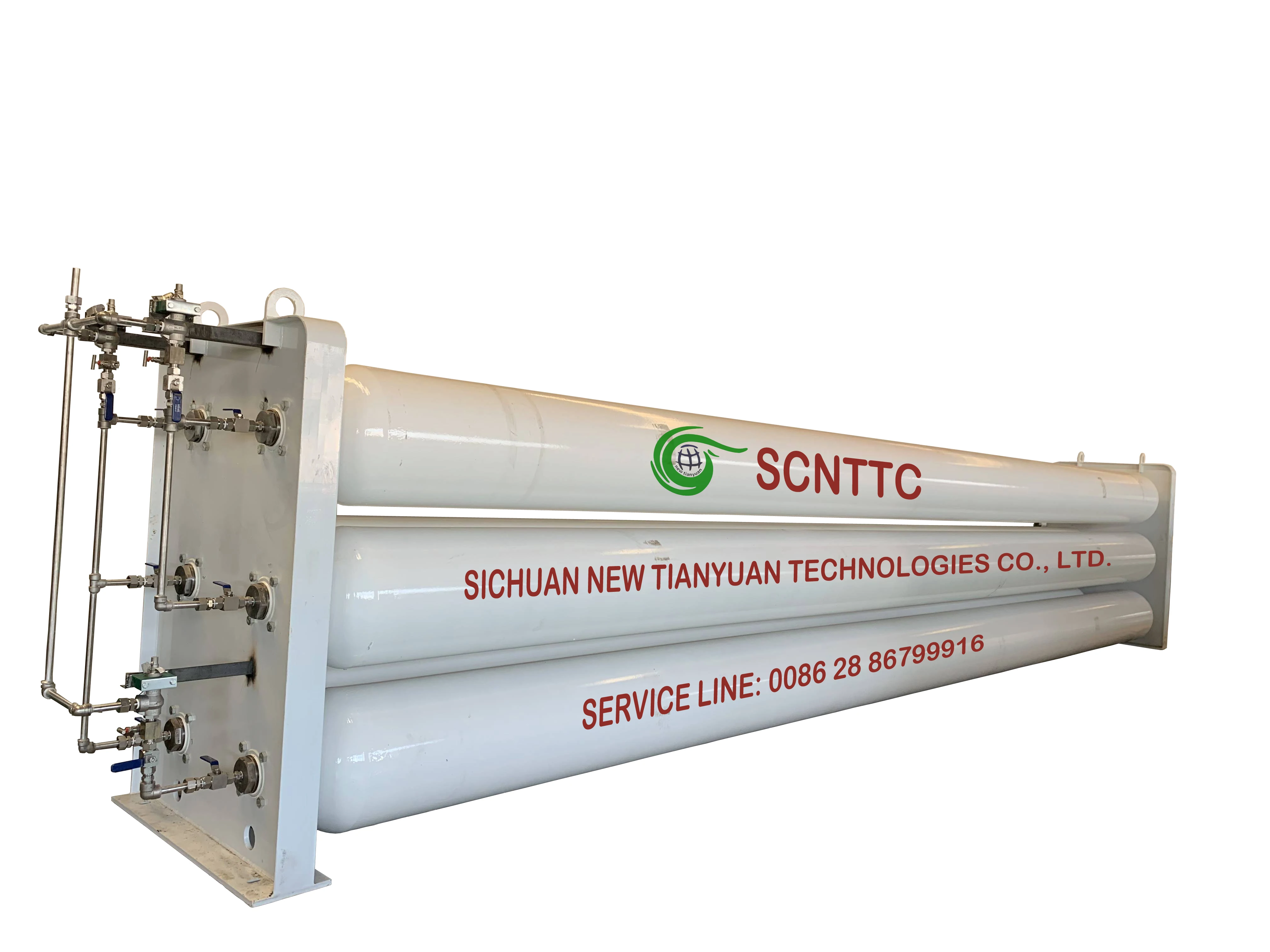 Каскад для хранения СНГ Джамбо-труб грузоподъемностью 6750L