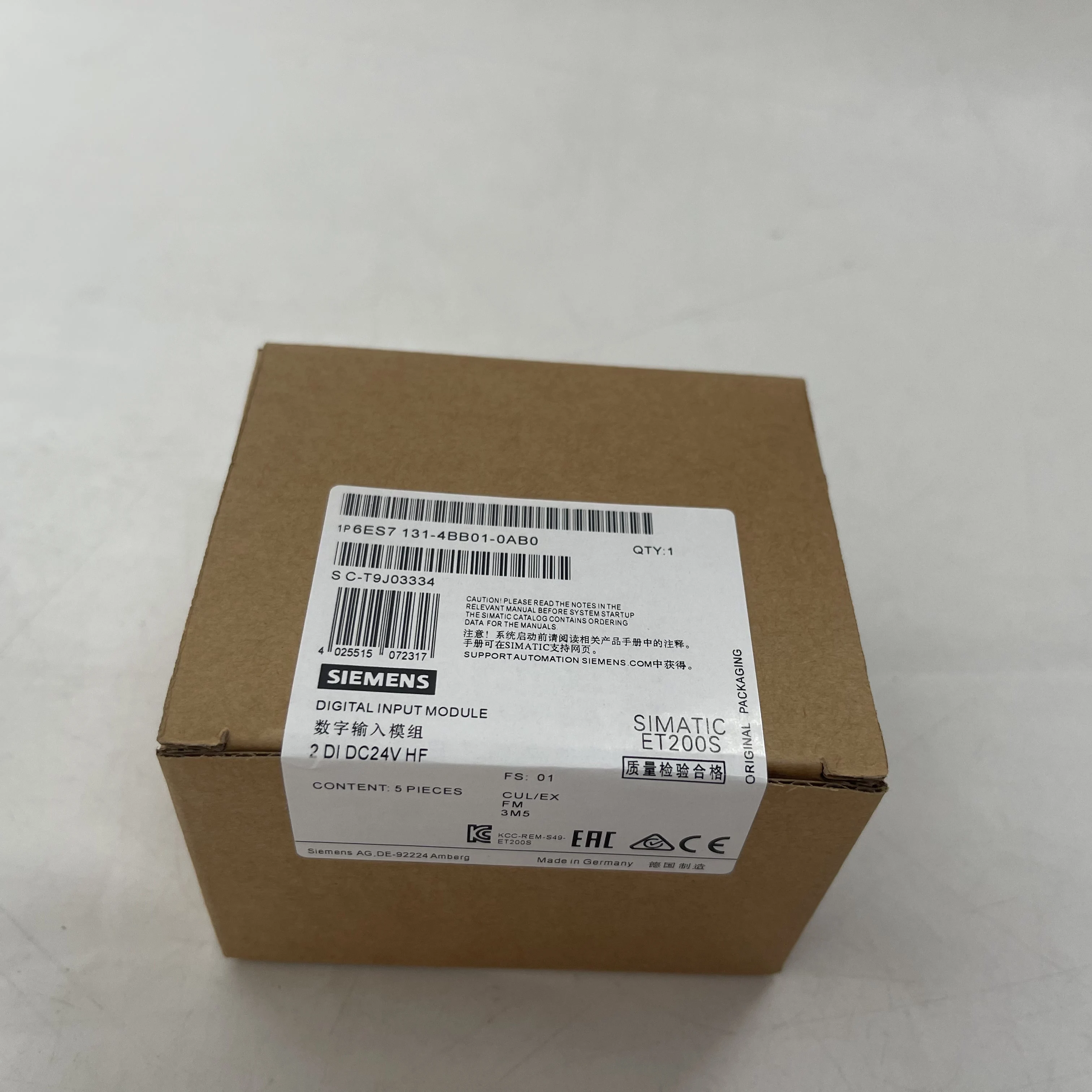 SIEMENS Digital Input Module 6ES7131-4BB01-0AB0