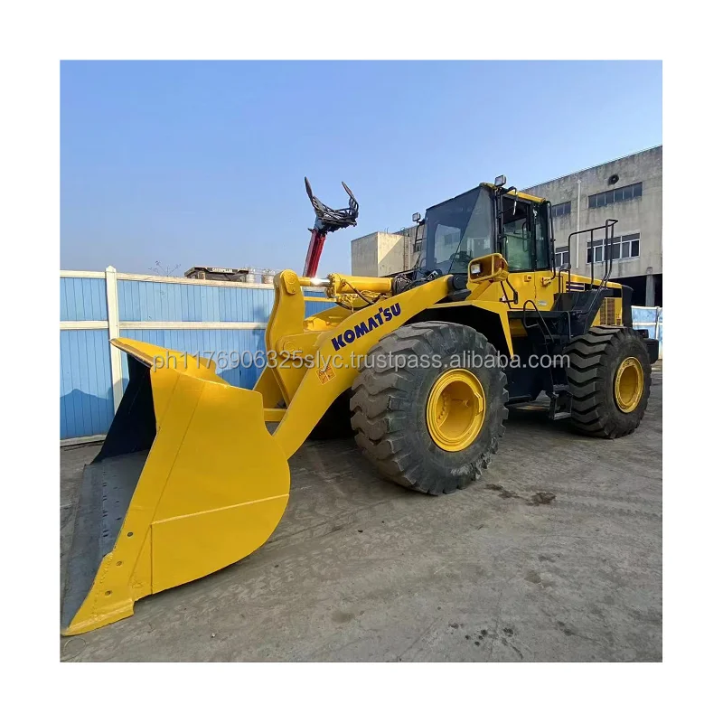 Loading 7 Ton Second Hand Komatsu WA470-6 Wheel Loader Used 470 WA470 WA450 450 470-5 2018 Original Paint for Sale