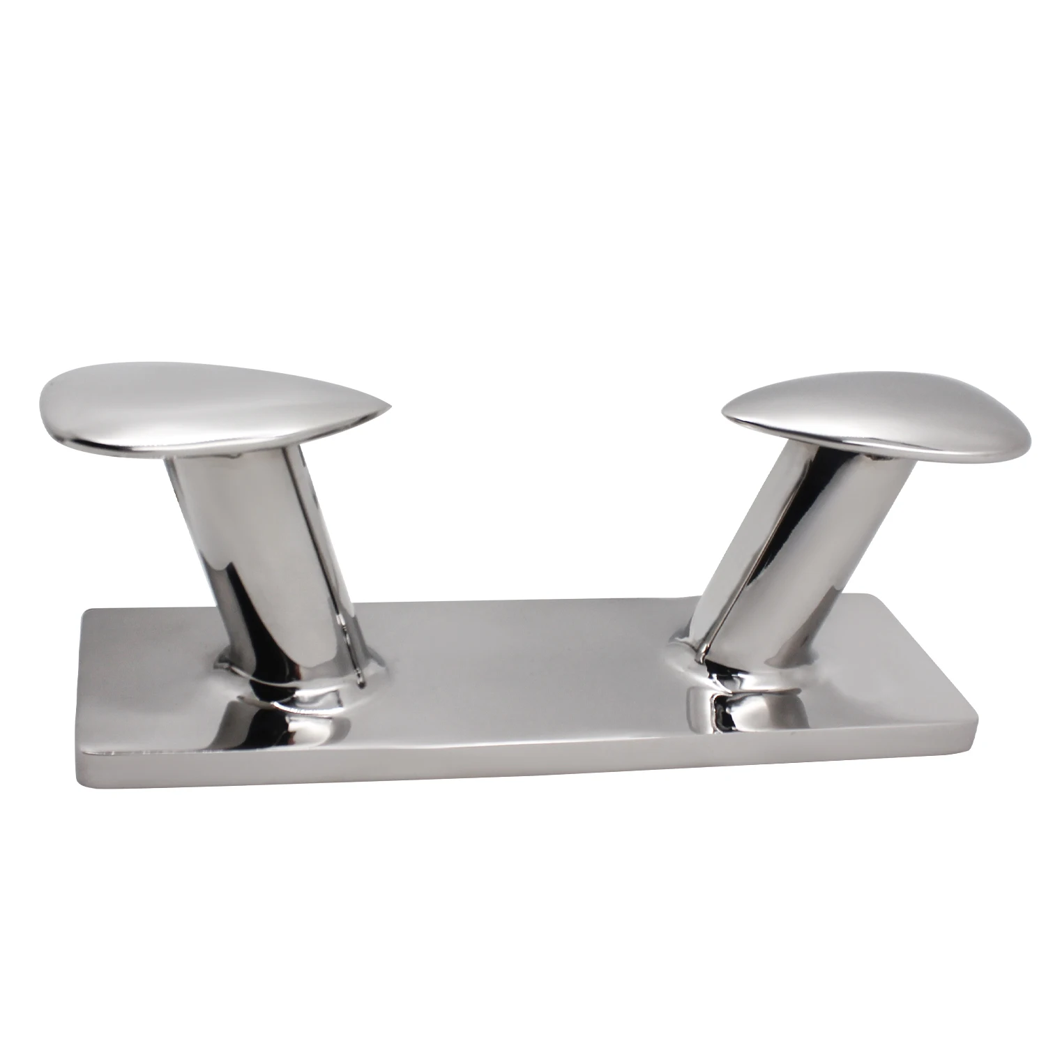 Stainless Steel Horn Bollard Polished Yacht Mirror Marine Hardware Accessories with Stamping for Boat and Yacht Decoration