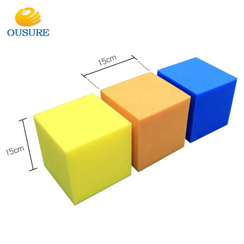 Gentle Foam Blocks for Safe Active Play and Building Trampolines Foam Ball Pit Blocks For Foam Pit Cube