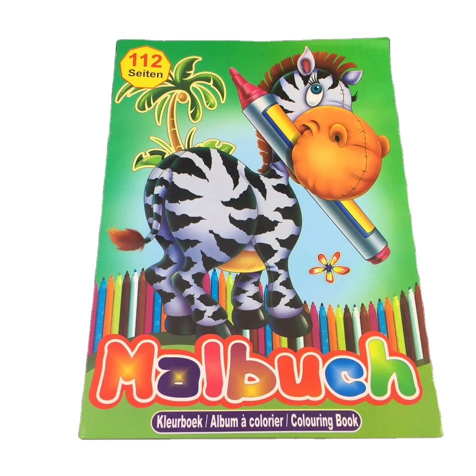 Детские книжки-раскраски на заказ мультяшный рисунок учебник для творчества детей и дошкольников