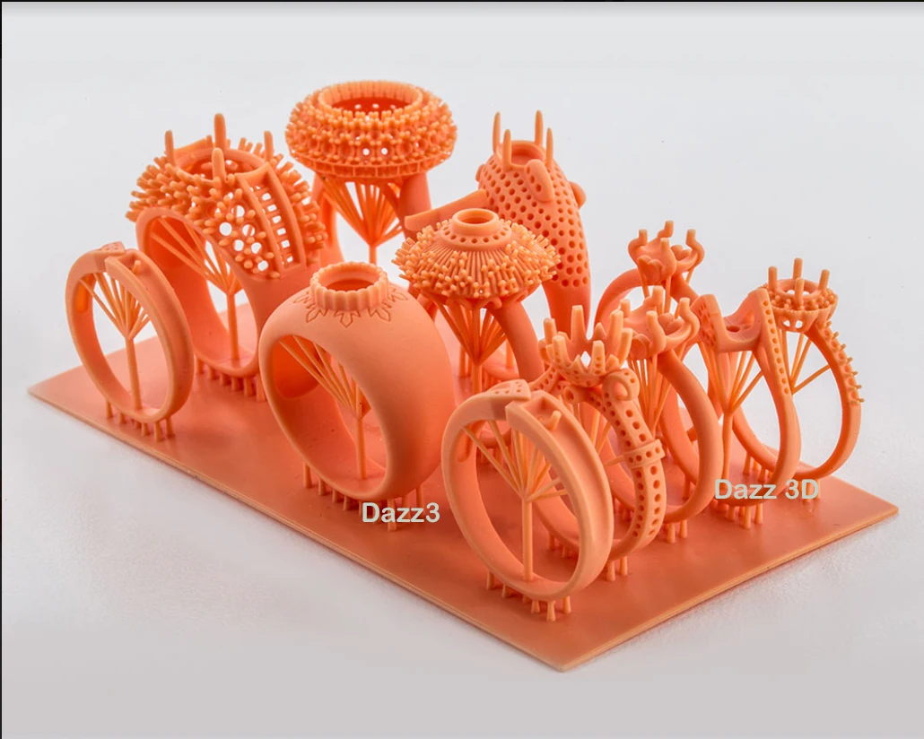 3d Printed Sla Jewellery Jewelry Resin 3D Printing Lost Wax