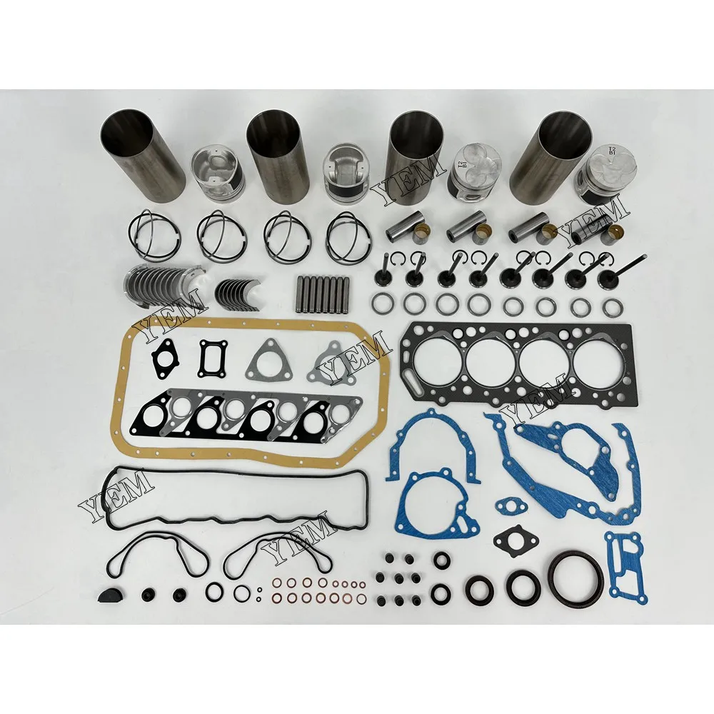 D4BB Cylinder Liner Kit With Full Gasket Kit Engine Bearings Set Valves for Hyundai 5