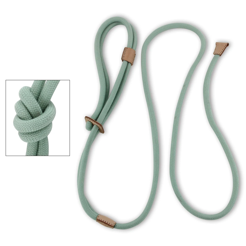 Нейлоновый Поводок для дрессировки собак надежная Прочная шлейка кожаный нескользящий