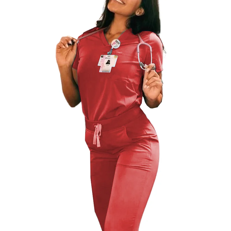 Scrub Uniform for Doctor Medical Sexy Lady Doctor Scrubs Scrubs My logo  Nursing Hospital Uniforms