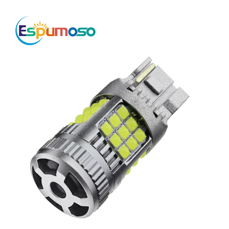 ESPUMOSO Auto LED Canbus 1156 1157 7440 3030 T20 36SMD 12V Anti Stroboscopic Decoding Turn Signal Lamp Bulbs With Fan Cooling