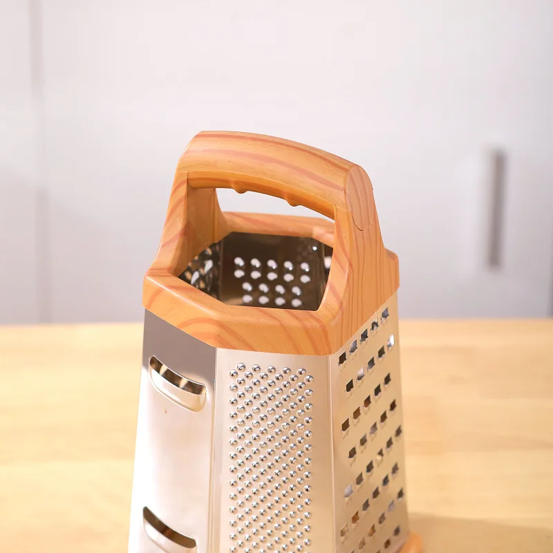 Grater Box 6 Sided Cheese and Parmesan Grater Shredder