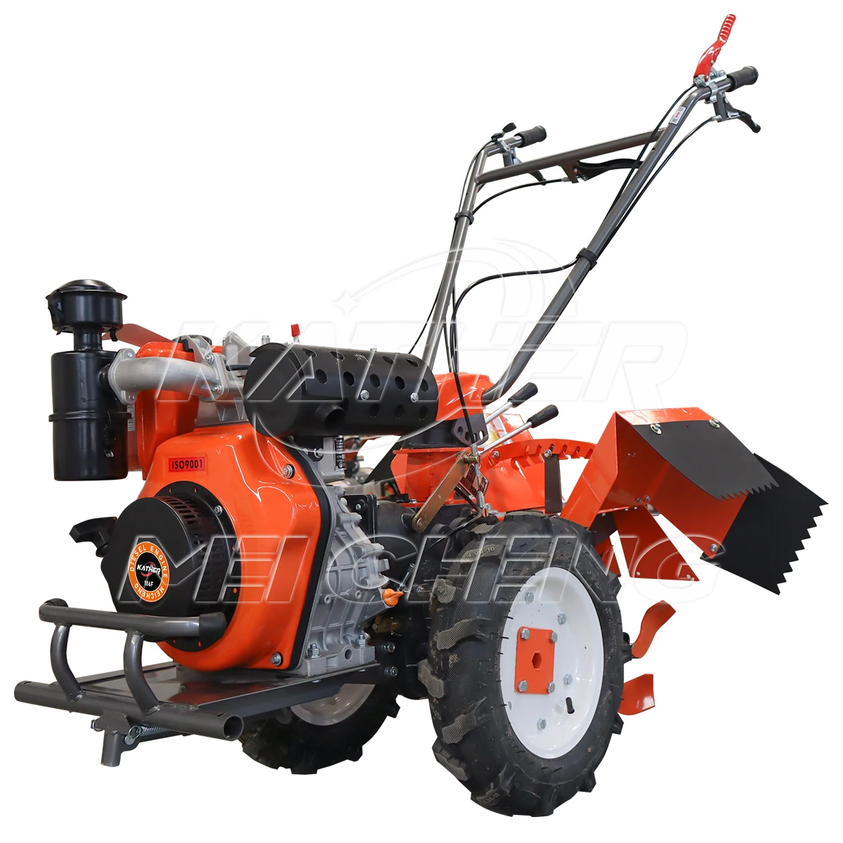 Echipamente pentru Mașini Agricole Motor Diesel 7cp 9cp 11cp 13cp Grădină Fermă Livezi Motoare Rotative Cultivator 4 Roți Rotovator