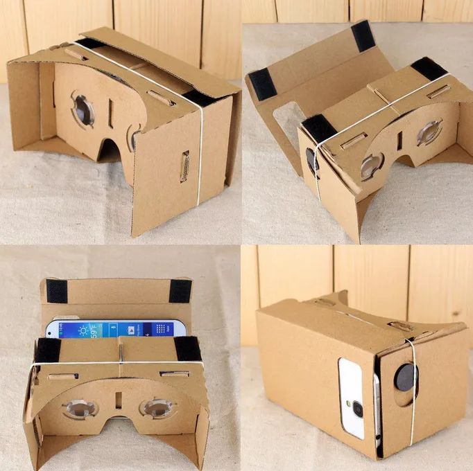 New Virtual Reality 25mm Lens Cardboard 3D Glasses Glasses Type Cardboard Vr 3d Glasses