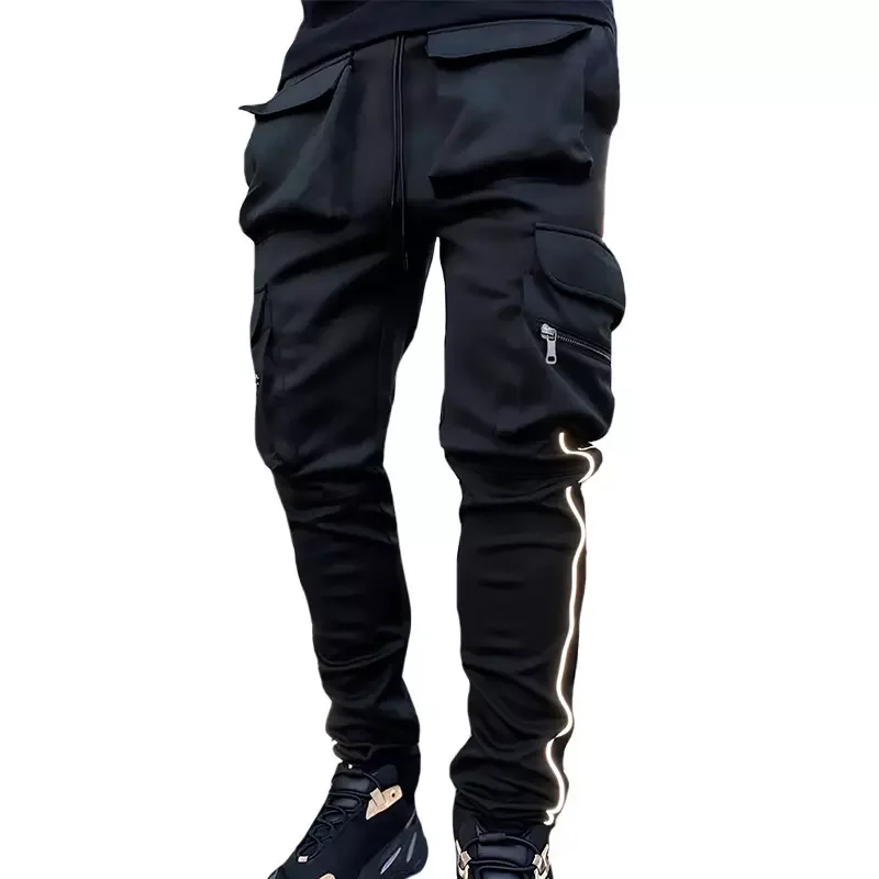 Wholesale Streetwear Custom Stacked Jogger Man Long Pants With Pockets ...