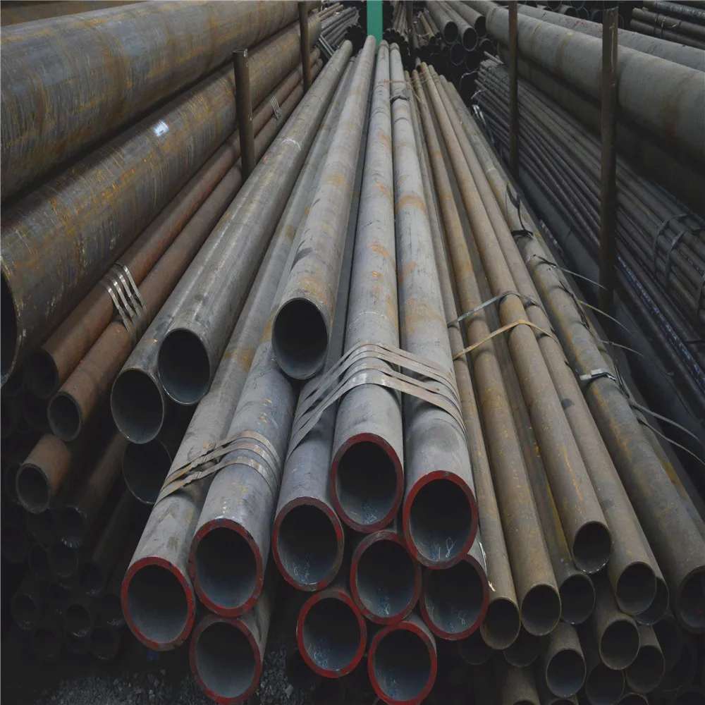 ASTM A53 S45c Hot Rolled St37  Round Black Seamless Carbon Steel Round Pipe supplier