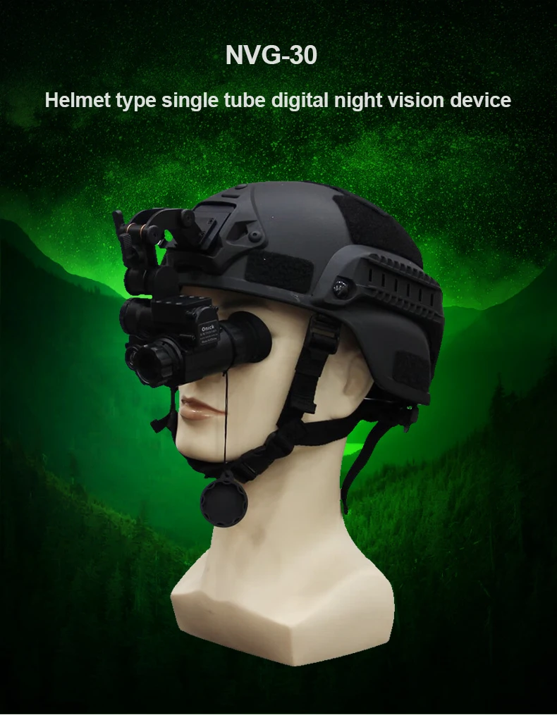 Night Vision Helmet Scope Monocular Nvg Gen 3 Waterproof Night Vision
