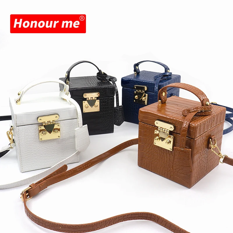 Trendy Hand Bag Lady And Girls Purses Crocodile Pattern Bag Colorful Luxury  Cube Box Shoulder Handle Handbags Summer Purses 2021 - Buy Summer Purses