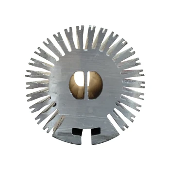 High quality Customized Aluminum Alloy Sunflower Radiator Extrusion Aluminum Heatsink for mechanical equipment