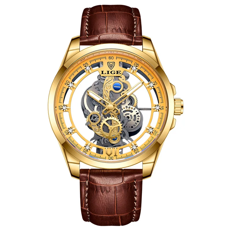 Reloj Lige Hombre Azul Oro Rosa LG8935-AZOR – Relojes W