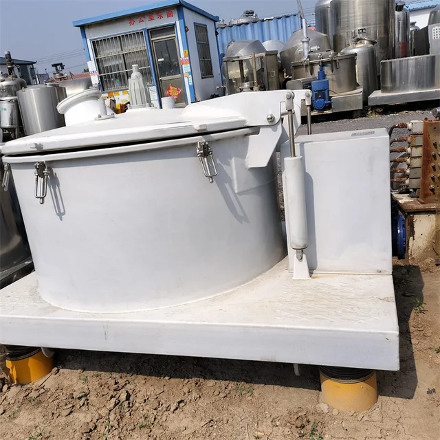 Second-hand solid-liquid separation equipment - lined plastic flat plate centrifuge - sealed separation equipment