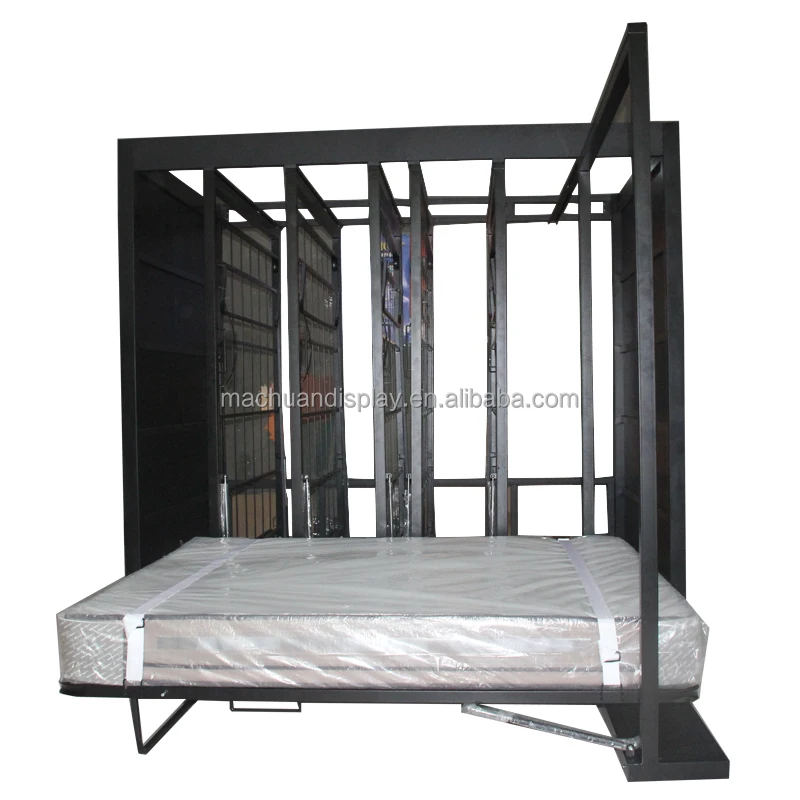 Factacry Price Metal Push Pull And Sliding Mattress Display Stand