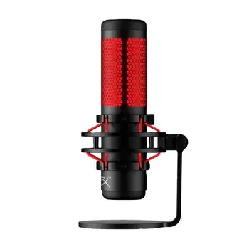 Hyper X QUADCAST USB Multi-Pattern Electret Condenser Gaming Microphone with Anti-Vibration Shock Mount