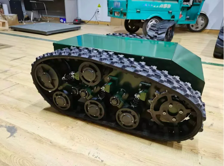 Juego De Orugas Y Ruedas Para Tanque RC – 2 Sets De Caucho Con Ruedas Motrices, Repuesto Para Robot DIY