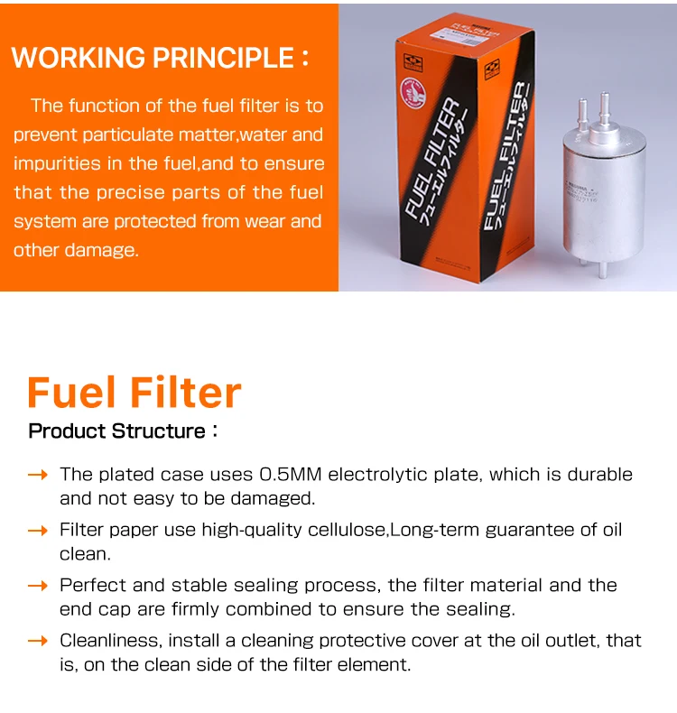 MFF-T115 MASUMA Auto Engine Fuel Filter for 77024-58050 Compatible with 1.2 TSI Engine