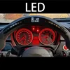 Sin agujeros Microsuede+Fibra de Carbono+OHC LED