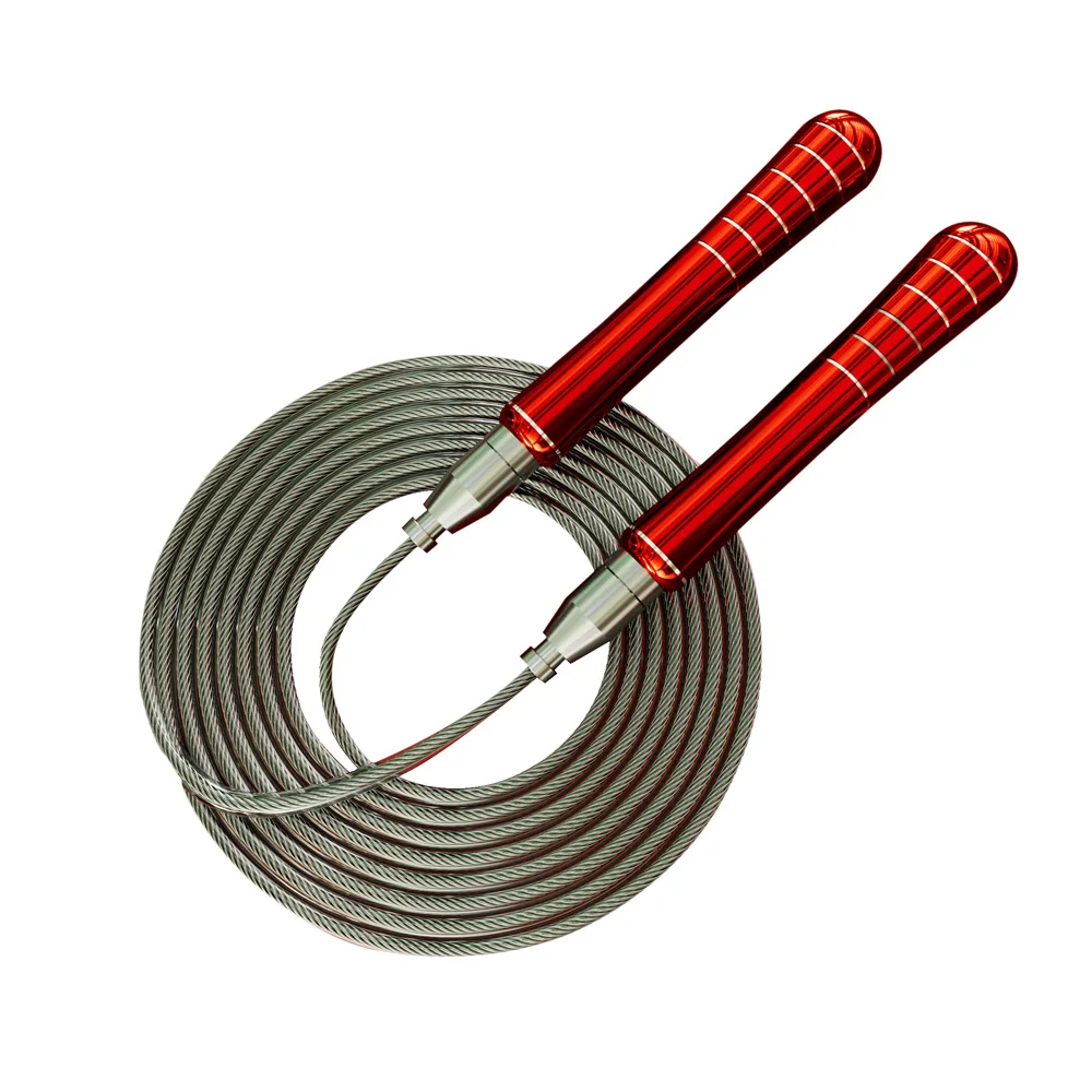 2 Pound Pvc Steel Cable Aluminum Adjustable Fitness Speed Skipping Rope