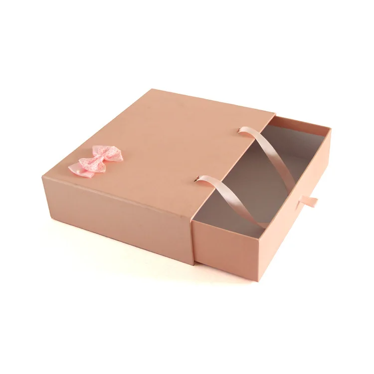 Factory luxury gift packaging paper bag box cardboard packing boxes with ribbon handle