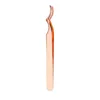 Clip doble curvado [oro rosa]