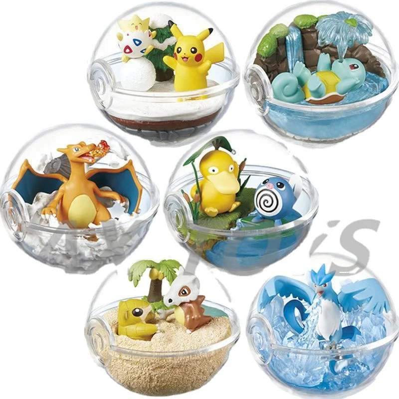 Оптовая продажа с фабрики ПВХ Модель Коллекция подарков по индивидуальному заказу 6 шт./компл. 10 видов стилей Pokeball Poke Пн аниме