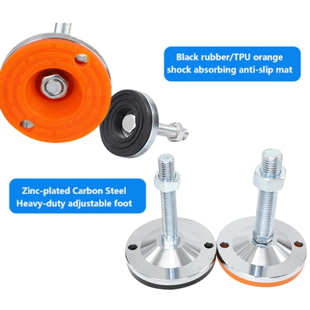thumbnail image 2 of Exercise Bike Leveling Foot Pads - 3/8" Stabilizer Feet For Peloton & Similar Bikes 2 of 13