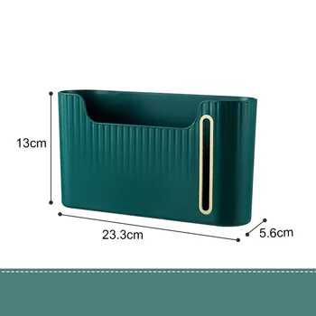Wholesale Bathroom And Toilet Wall Mounted Multifunction Garbage Bag And Tissue Storage Box
