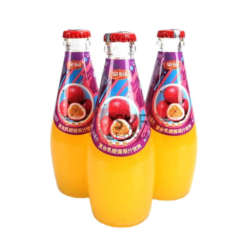 Passion Fruit Juice Drink in 300ml Glass Bottled