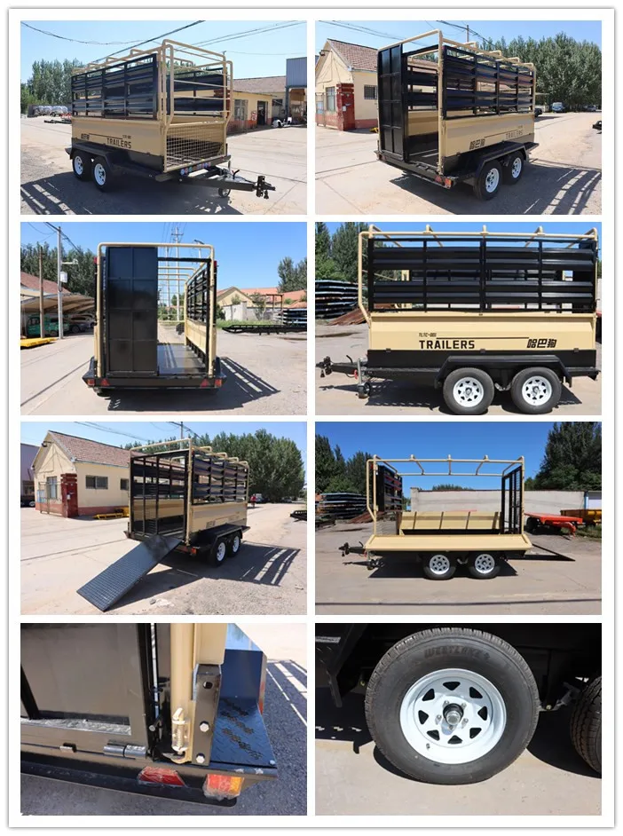 cattle animal transport trailer car trailer