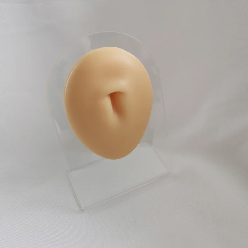 Silicone Navel Button Model for Belly Piercing Jewelry Display