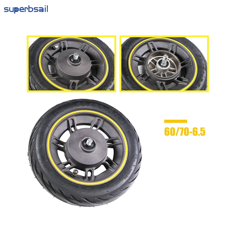 Superbsail Original 60/75-6.5 Front Wheel For Ninebot Max G2 Kickscooter 10inch Wheel Hub With Vacuum Tire Assembly Replacement factory